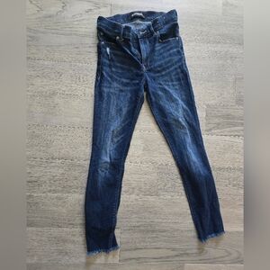 Express Dark Blue Skinny Jeans